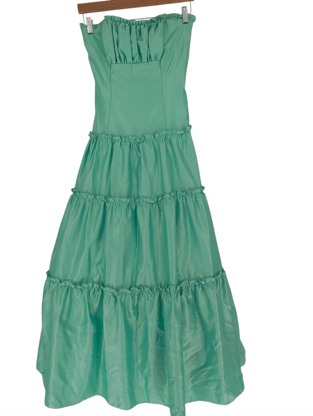 Vintage Jessica McClintock For Gunne Sax Strapless Tiered Dress Size 5/6